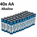 AA Power Master Alkaline Battery 40 Pack