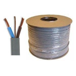1.0mm Grey 3 Core & Earth Cable 6243Y 100mt Reel