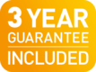 3 year guarantee