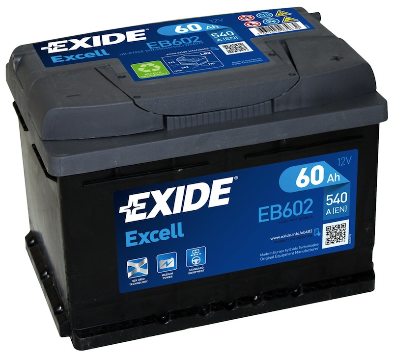 075 Exide Car Battery EB602