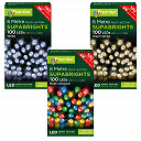 100 Multi-action Supabrights Lights - Available in 3 Colours