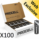 Duracell Procell AA Batteries x100