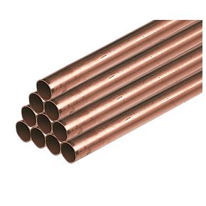 Copper Pipe 15mm x 3 metre 10 Pack