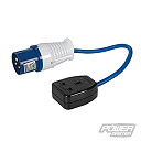 Powermaster 341082 16 amp to 13 amp Fly Lead Converter