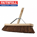 Stiff Bassine Broom 450mm (18in) + Handle & Stay