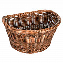 Basket 18 inch D Shape Wicker