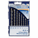Draper 24903 Metric Masonry Drill Set 8 PC