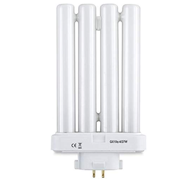 27w PLS Daylight bulb 4 pin for reading lamps GX10Q-4
