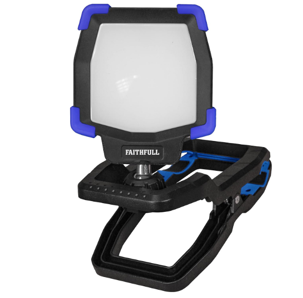 Faithfull Rechargeable Clip Work Light 30W LED