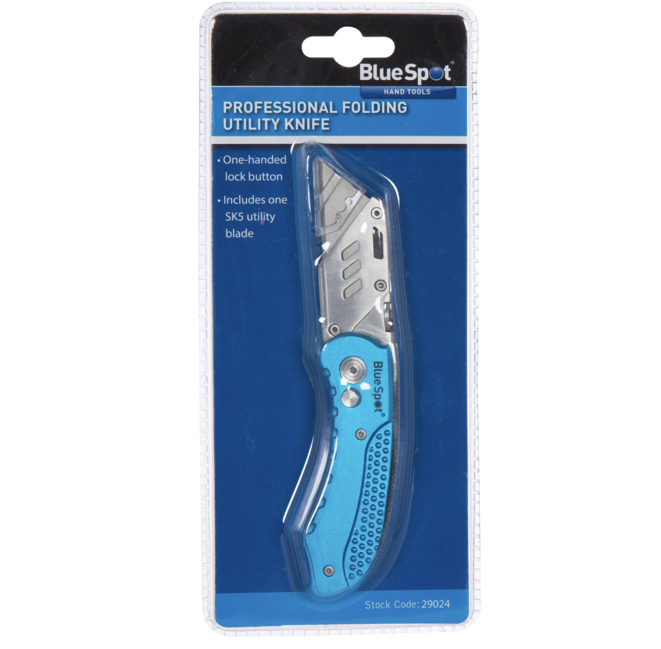 Blue Spot 29024 Professional Folding Utility Knife