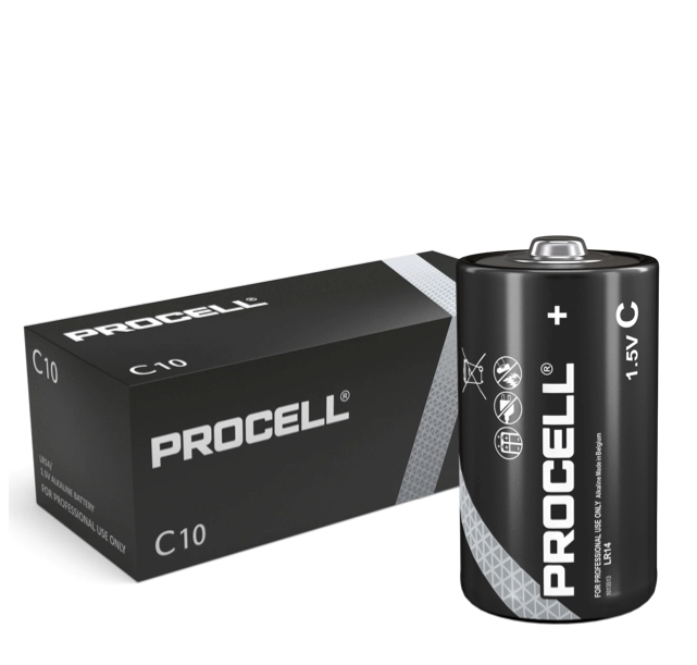 Duracell Procell C Batteries box 10