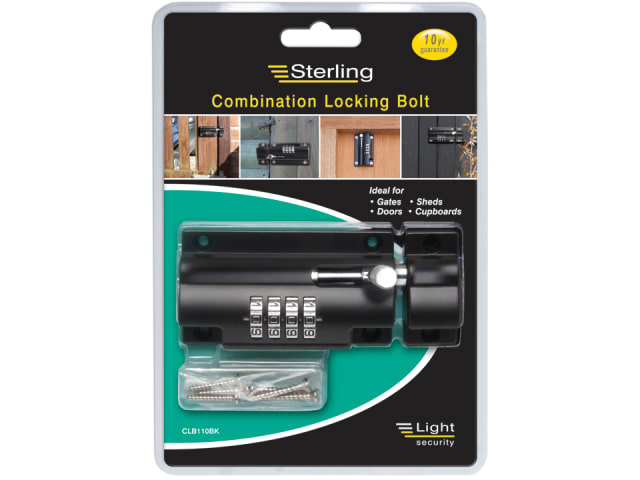 Sterling Combination Locking Bolt CLB110BK