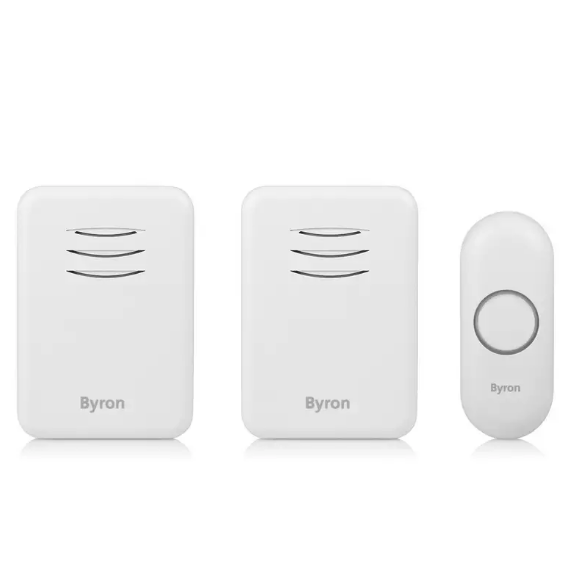 Byron DBY-22314 150m Twin Pack Doorbell