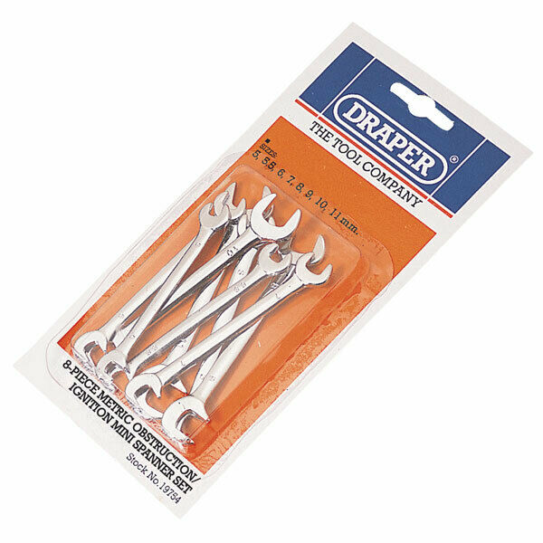 Draper 19754 Metric Midget Spanner Set