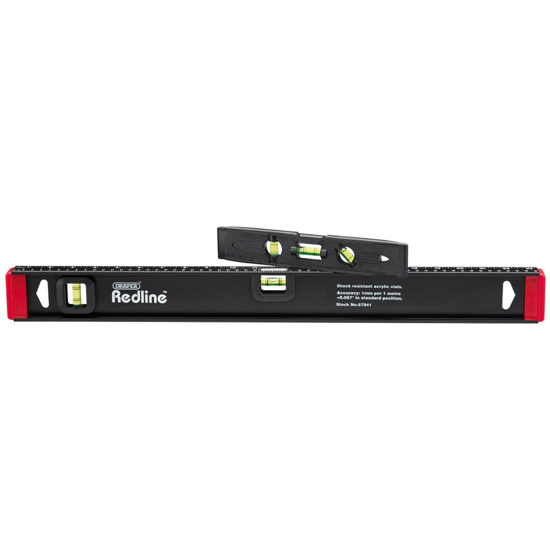 Draper Redline 67841 Spirit Level Pack 2 Pc