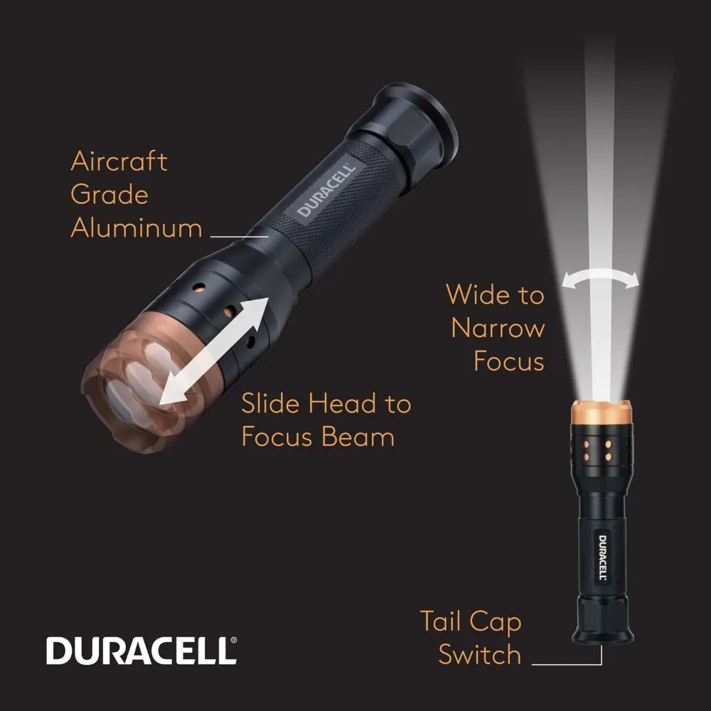 Duracell Focusing Flashlight 550 Lumen