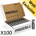 Duracell Procell AAA Batteries x100