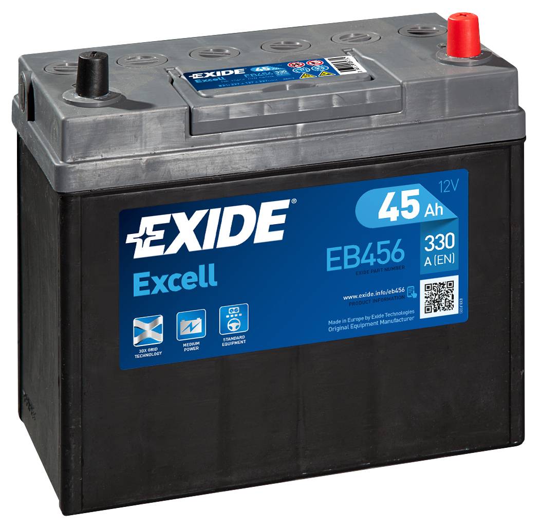 154 (156) Exide Car Battery EB456