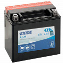 ETX14-BS Exide Motorcycle Battery YTX14-BS