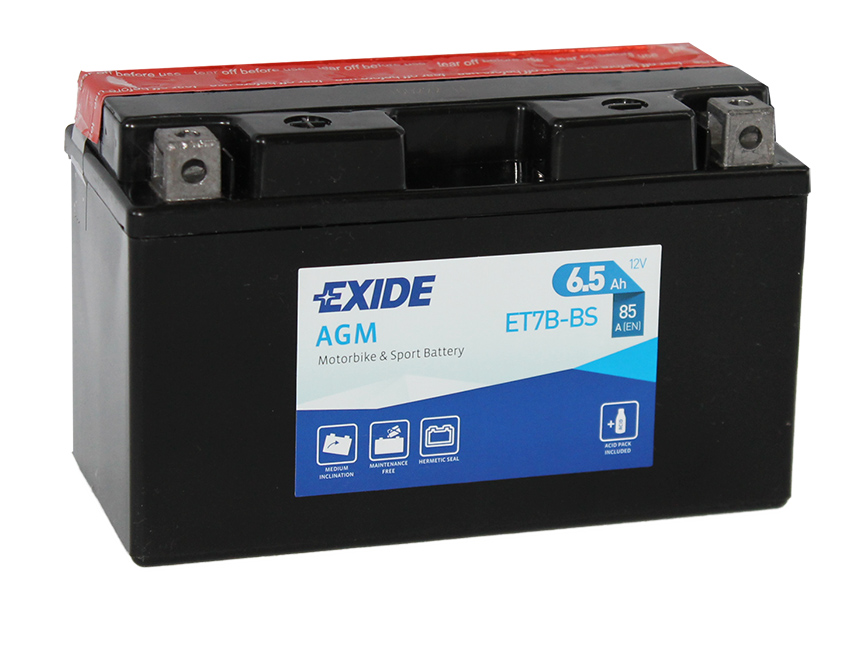 ET7B-BS Exide Motorcycle Battery YT7B-BS