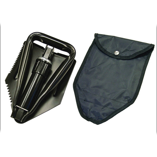 All Steel Folding Shovel with Bag