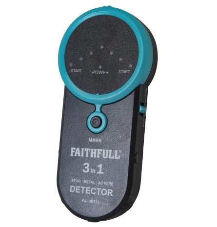 Faithfull FAIDET31 3-in-1 Detector Stud Metal & Live Wire