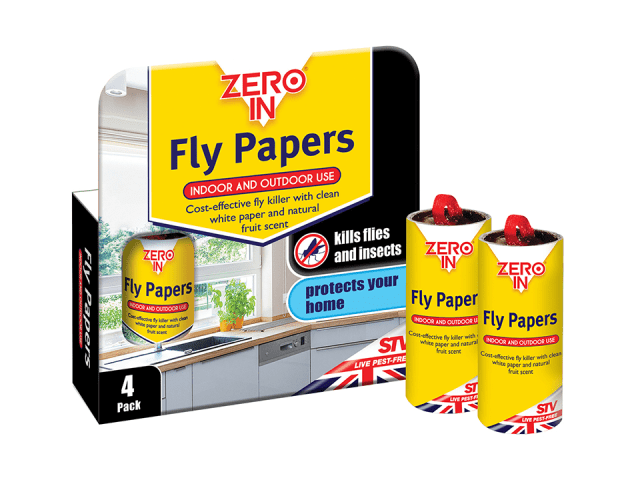 Fly Papers x 4