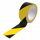 Hazard Warning Safety Tape Self Adhesive 50mm x 33m Black & Yellow