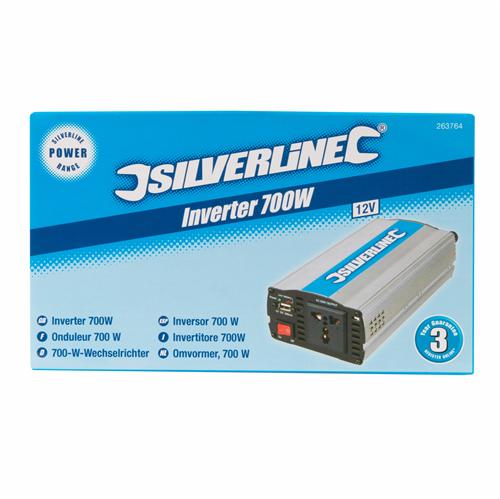Silverline Inverter 700w 12volt