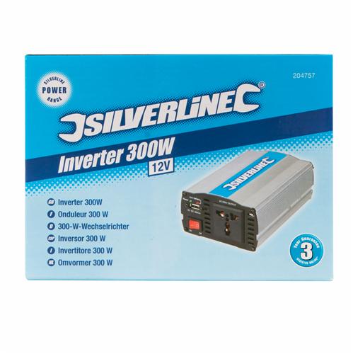 Silverline Inverter 300w 12volt