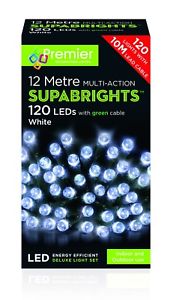120 LED Supabright Christmas Lights Multi Action