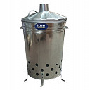 Galvanised Incinerator & Lid 18in