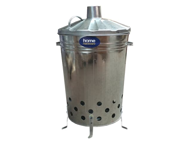 Galvanised Incinerator & Lid 18in