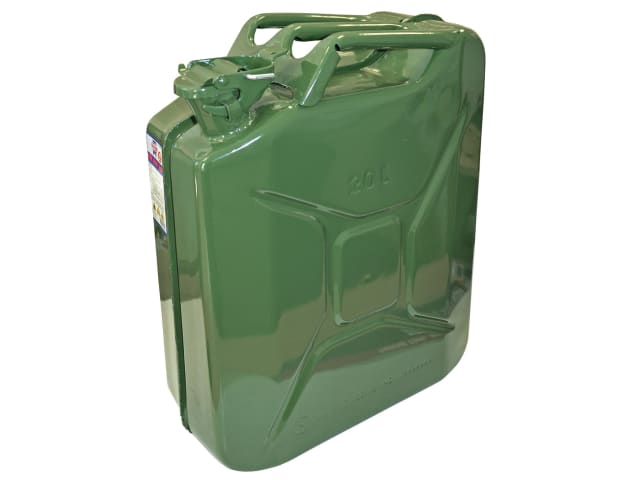 Green Jerry Can - Metal 20 Litre