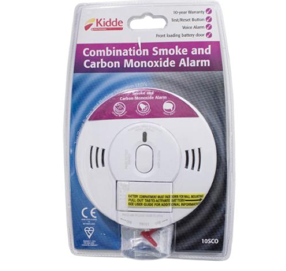 Kidde 10SCO Combination Smoke & Carbon Monoxide Alarm