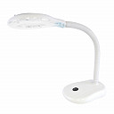 Lloytron White 54 LED Illuminated Magnifier Desk Lamp