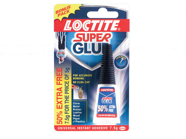 Loctite Super Glue Bottle 5g + 50% Free