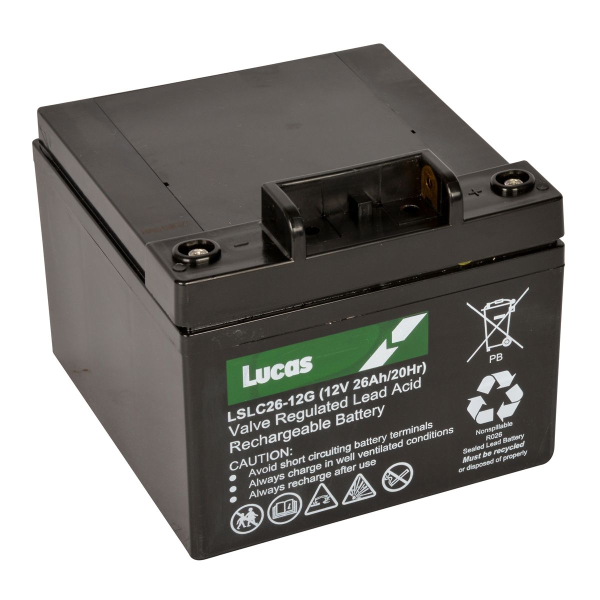 Lucas 18 Hole Golf Battery 26AH LSLC26-12G