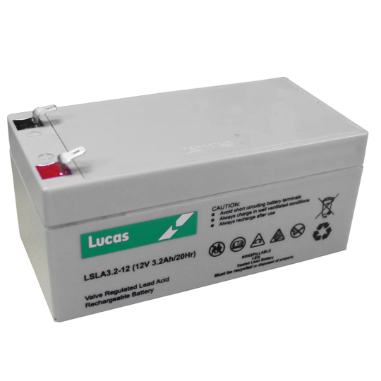 Lucas 12V 3.2AH Sealed Lead Acid Battery