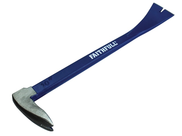 Faithfull FAIPRYNL10 Pry Bar/Nail Lifter 250mm (10in)