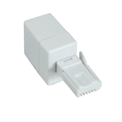 RJ11 Plug into a UK BT Plug Adaptor