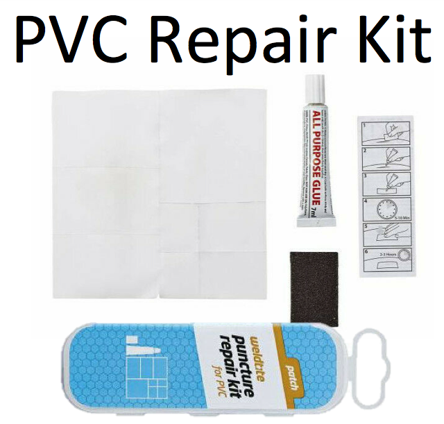 PVC Puncture Repair Kit for Airbeds Inflatables Etc.