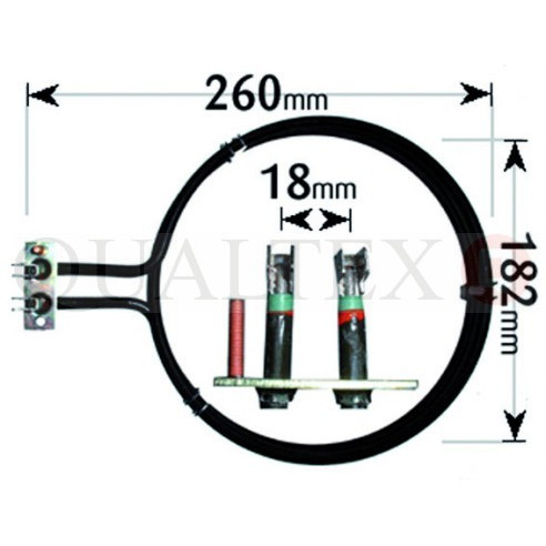 ELE4080 AEG Fan Oven Element