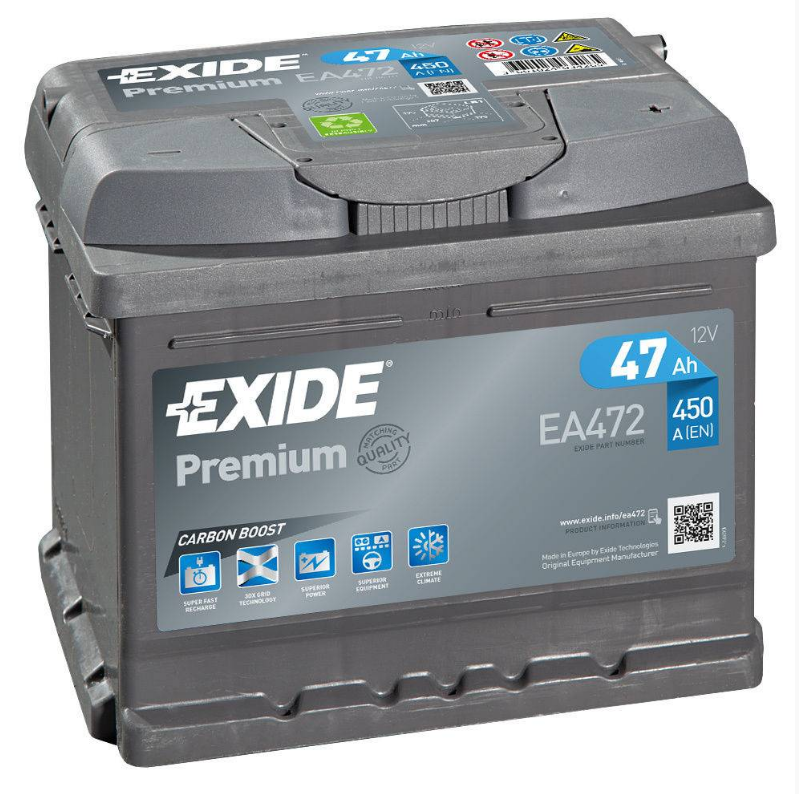 063 Pemium Exide Car Battery EA472