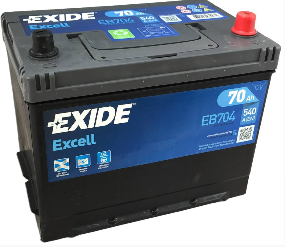 068 (030) Exide Car Battery EB704