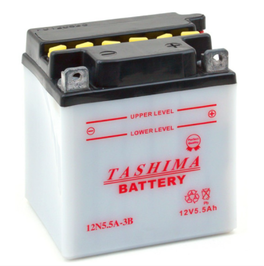 12N5.5A-3B Motorcycle Battery