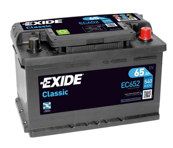 096 Classic Exide Car Battery EC652