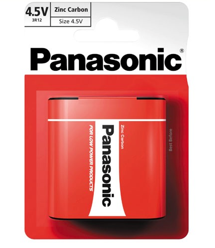 1289 3R12R Panasonic 4.5V Zinc Carbon Battery