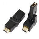 HDMI Pivoting Plug to HDMI Socket Adaptor