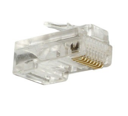 Clear 8 Pin RJ45 Modular Plug